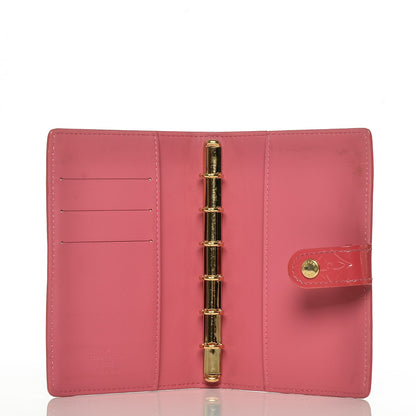 Louis Vuitton Vernis Small Ring Agenda Cover Framboise 5 of 7