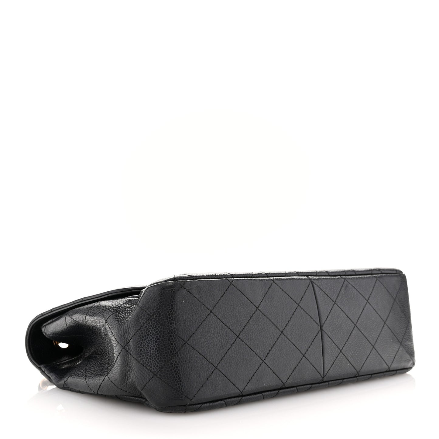 Caviar Quilted Jumbo Single Flap Black