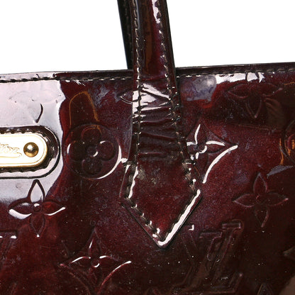 Louis Vuitton Vernis Wilshire MM Amarante 11 of 15