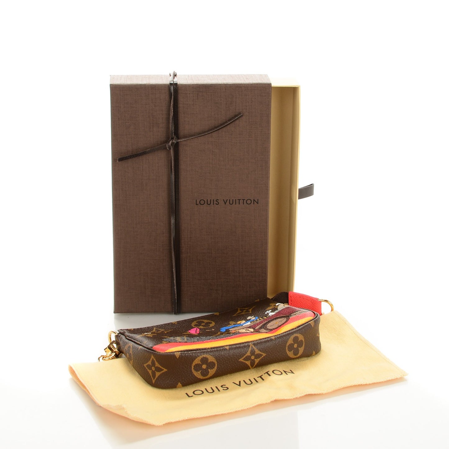 Monogram 2015 Christmas Animation Mini Pochette Accessories