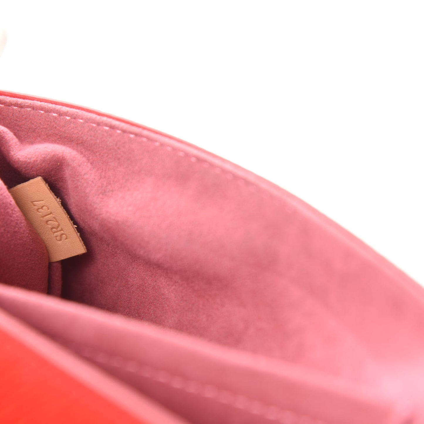 Epi Twist Shoulder Bag MM Coquelicot