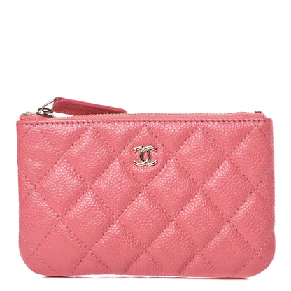Chanel Caviar Quilted Small Cosmetic Case Pink 1 of 8