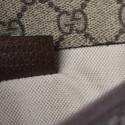 Gucci GG Supreme Monogram Neo Vintage Web Belt Bag Brown 7 of 7