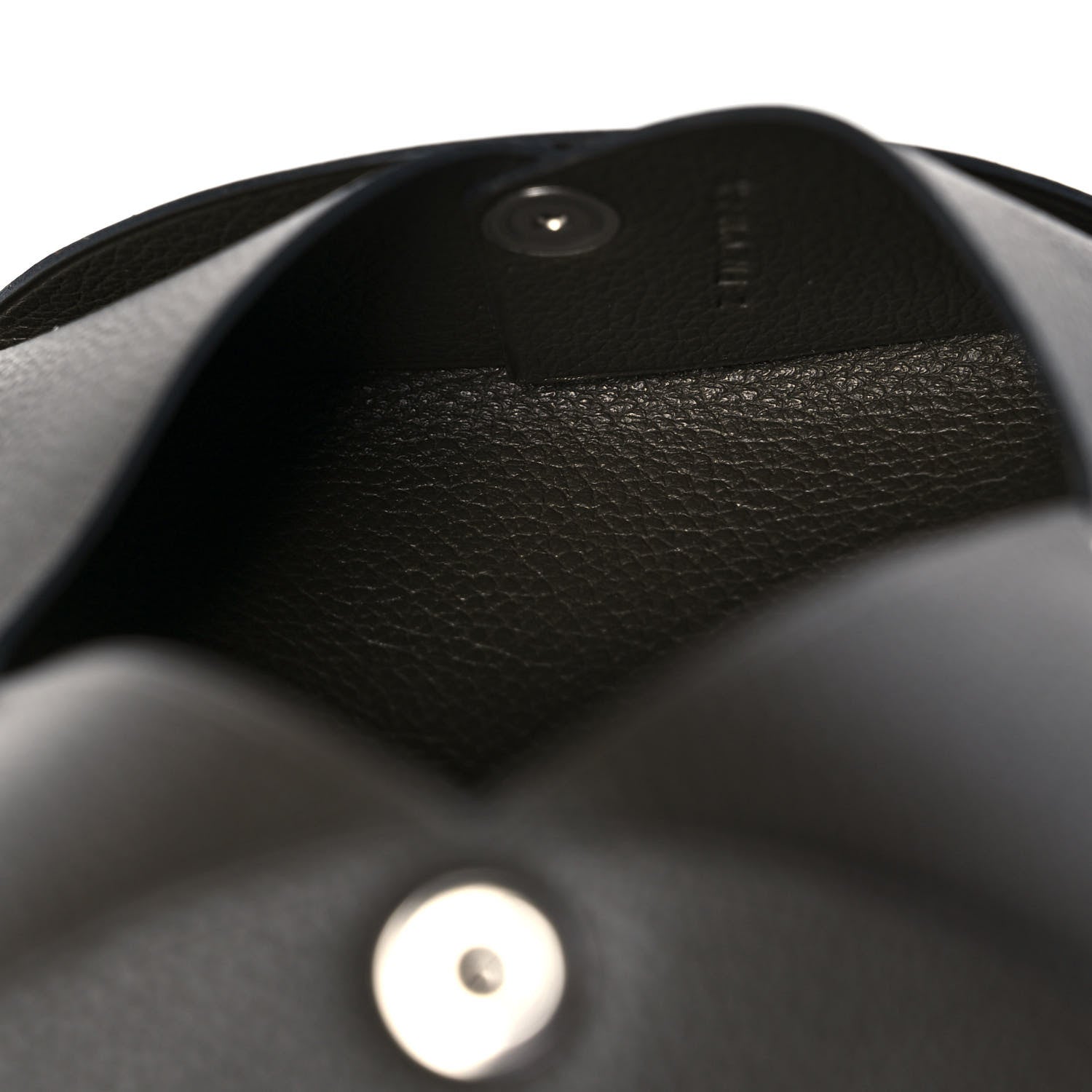 Hermes Evercolor Calvi Card Case Graphite 6 of 11