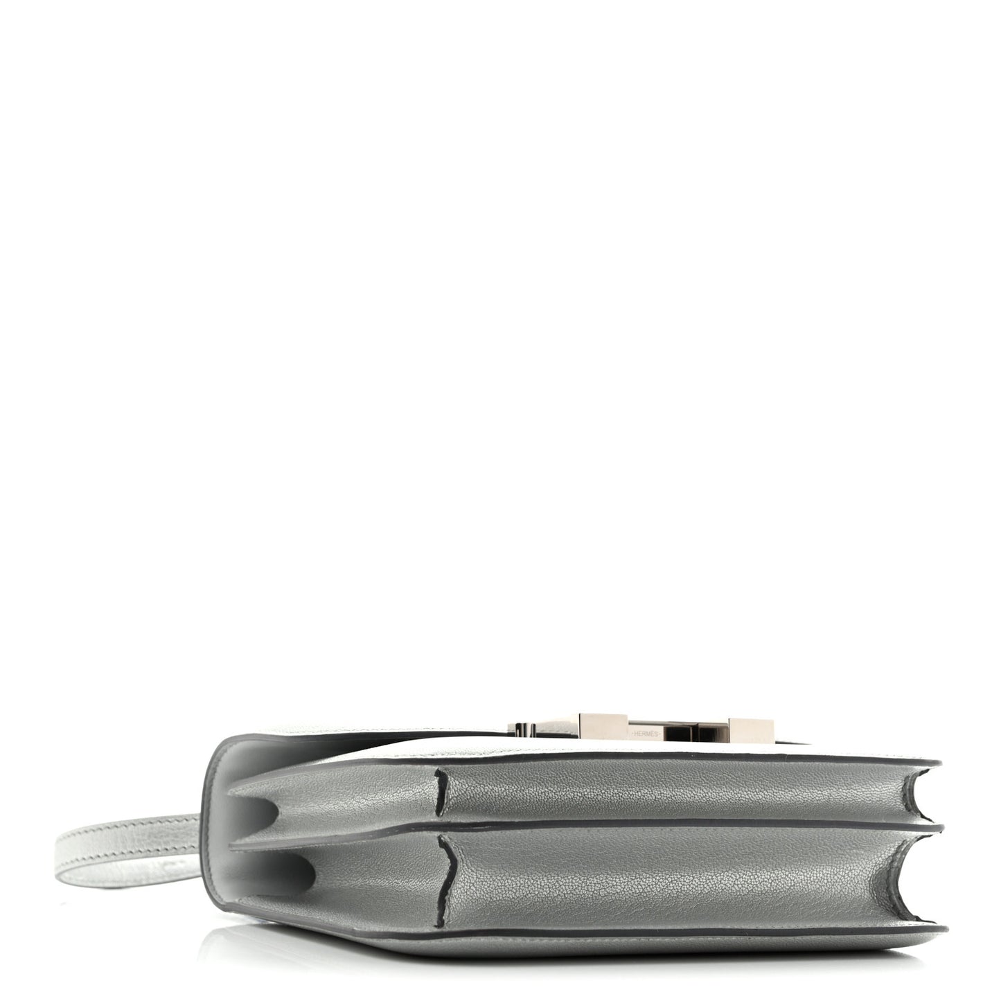 Metallic Chevre Chamkilight Constance 18 Argent