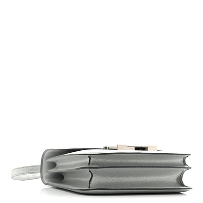 Hermes Metallic Chevre Chamkilight Constance 18 Argent 5 of 14