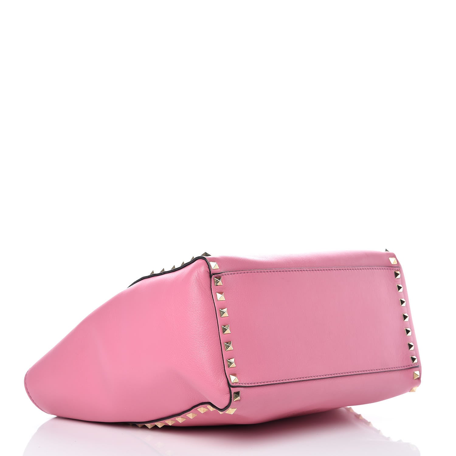 Valentino Garavani Vitello Rockstud Double Handle Tote Ninphea 4 of 13