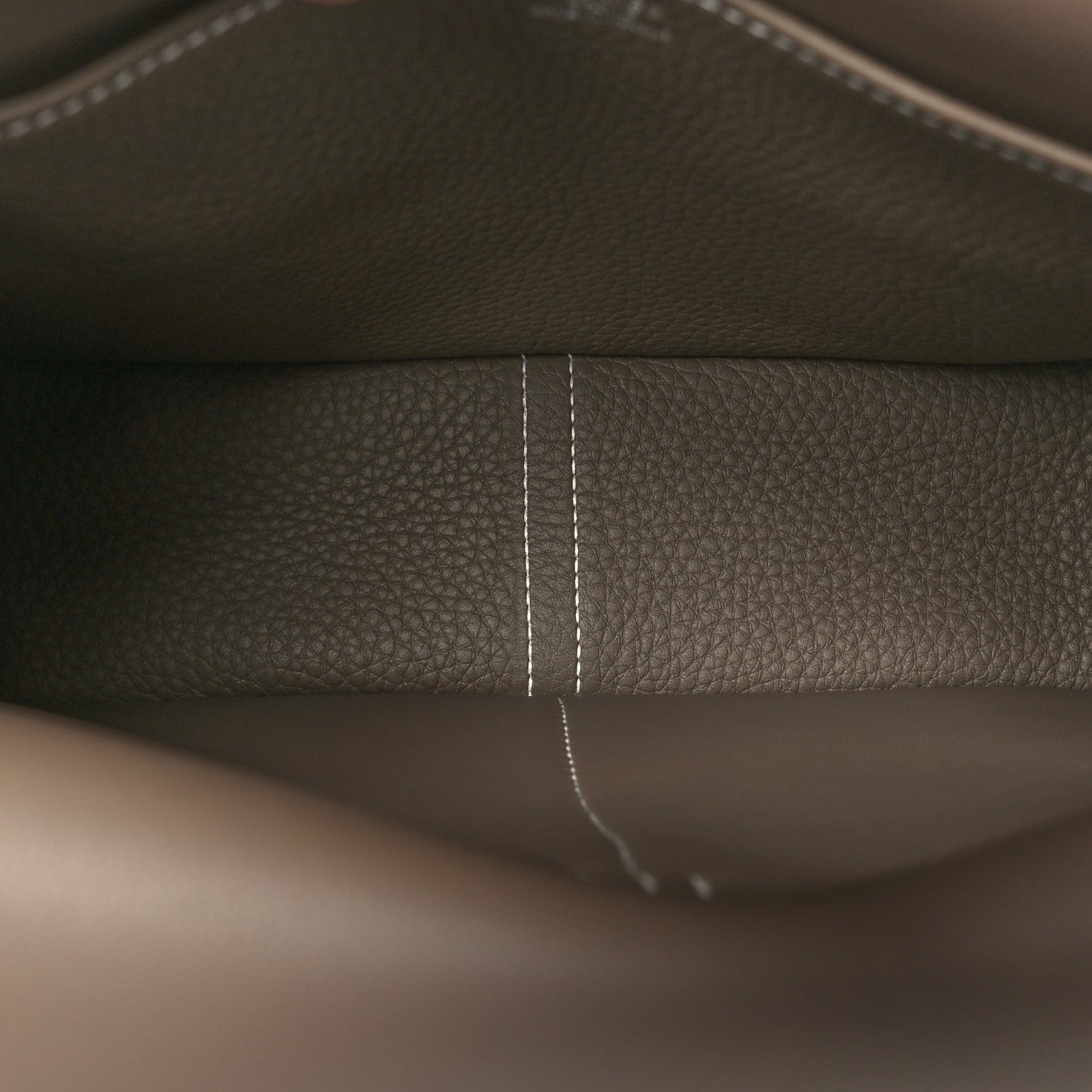 Hermes Taurillon Clemence Halzan 25 Etoupe 5 of 10