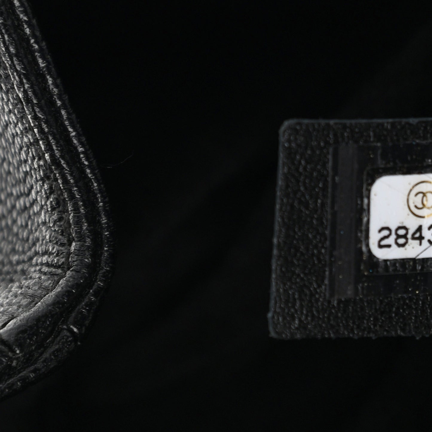 Caviar Deauville Drawstring Backpack Black