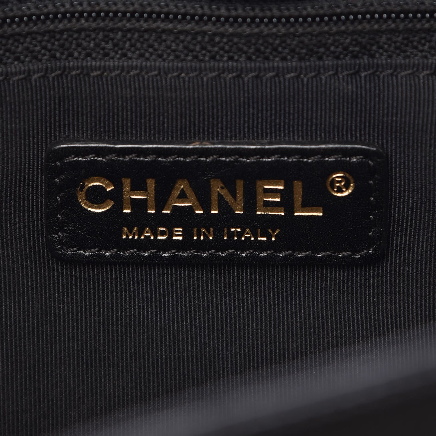Caviar Quilted Grand Shopping Tote GST Black