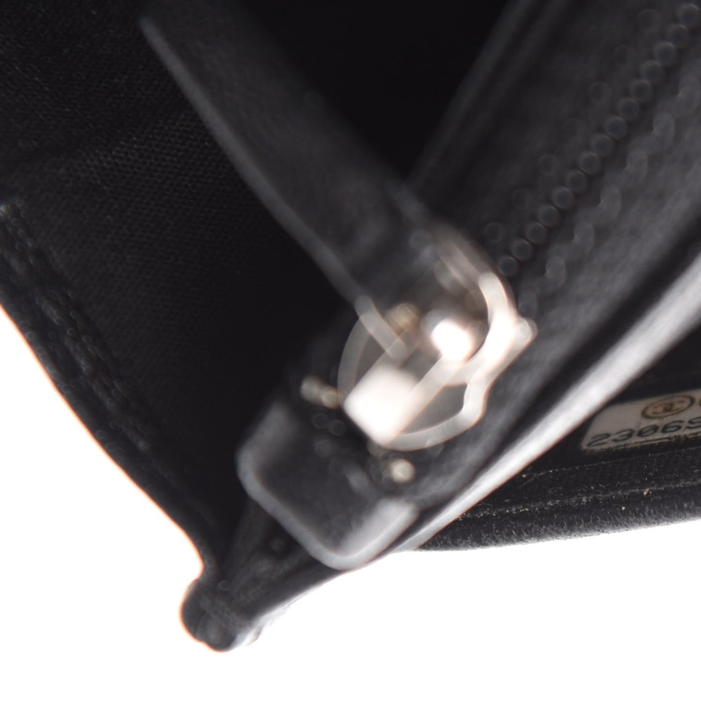 Sheepskin Quilted Mademoiselle Vintage Wallet On Chain WOC Black