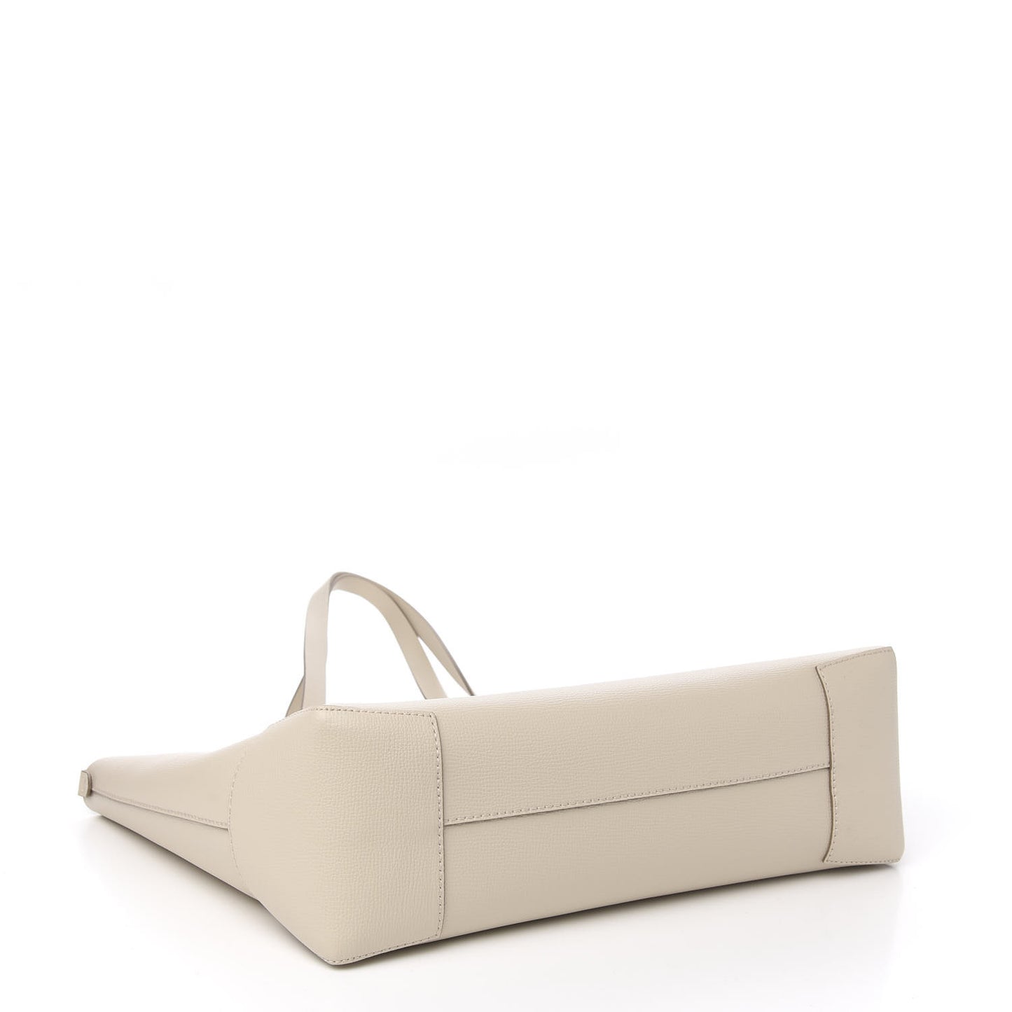 Calfskin Embossed Monogram Motif Medium Tote Limestone
