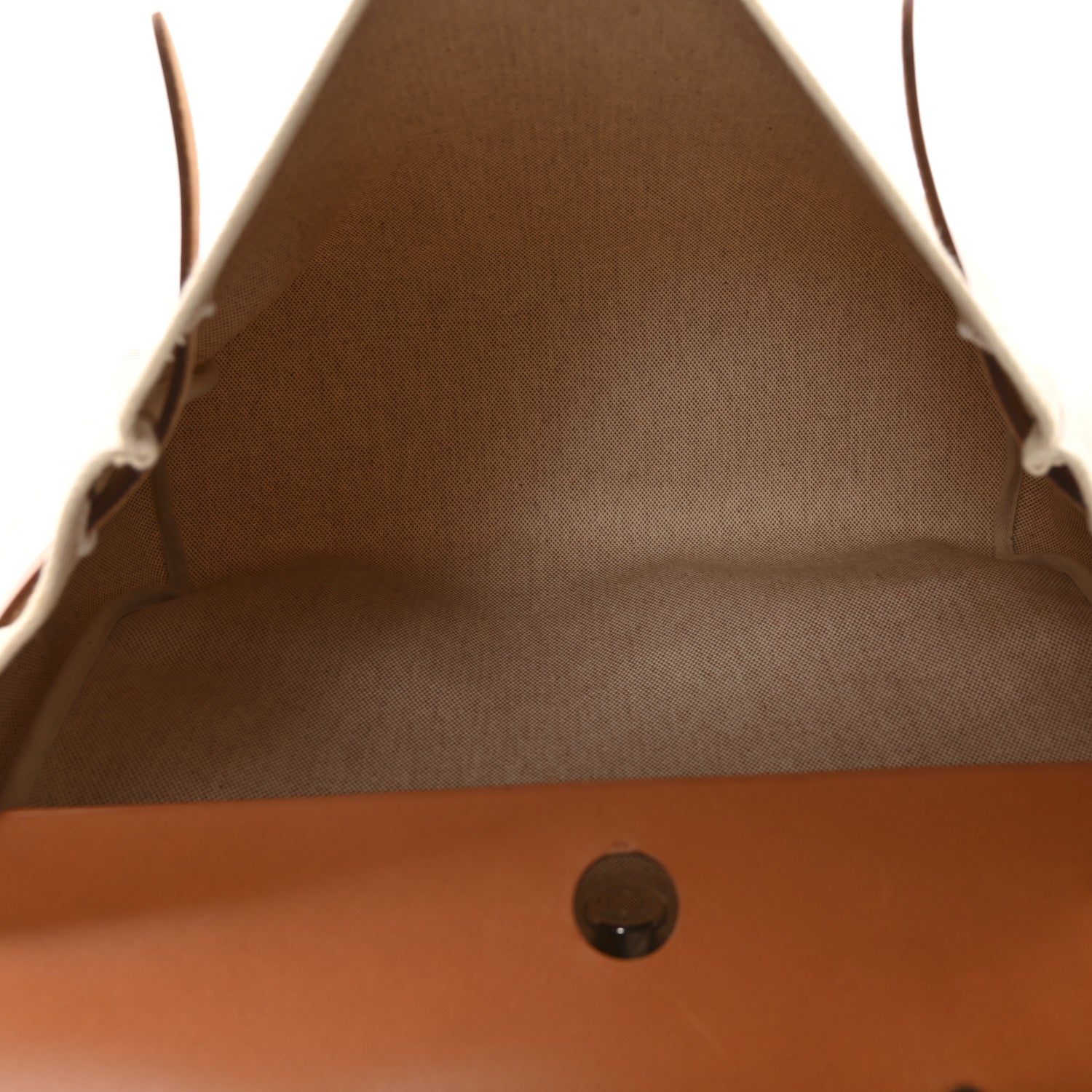 Hermes Toile Vache Calfskin Herbag 39 MM Natural 6 of 11