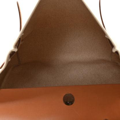 Hermes Toile Vache Calfskin Herbag 39 MM Natural 6 of 11