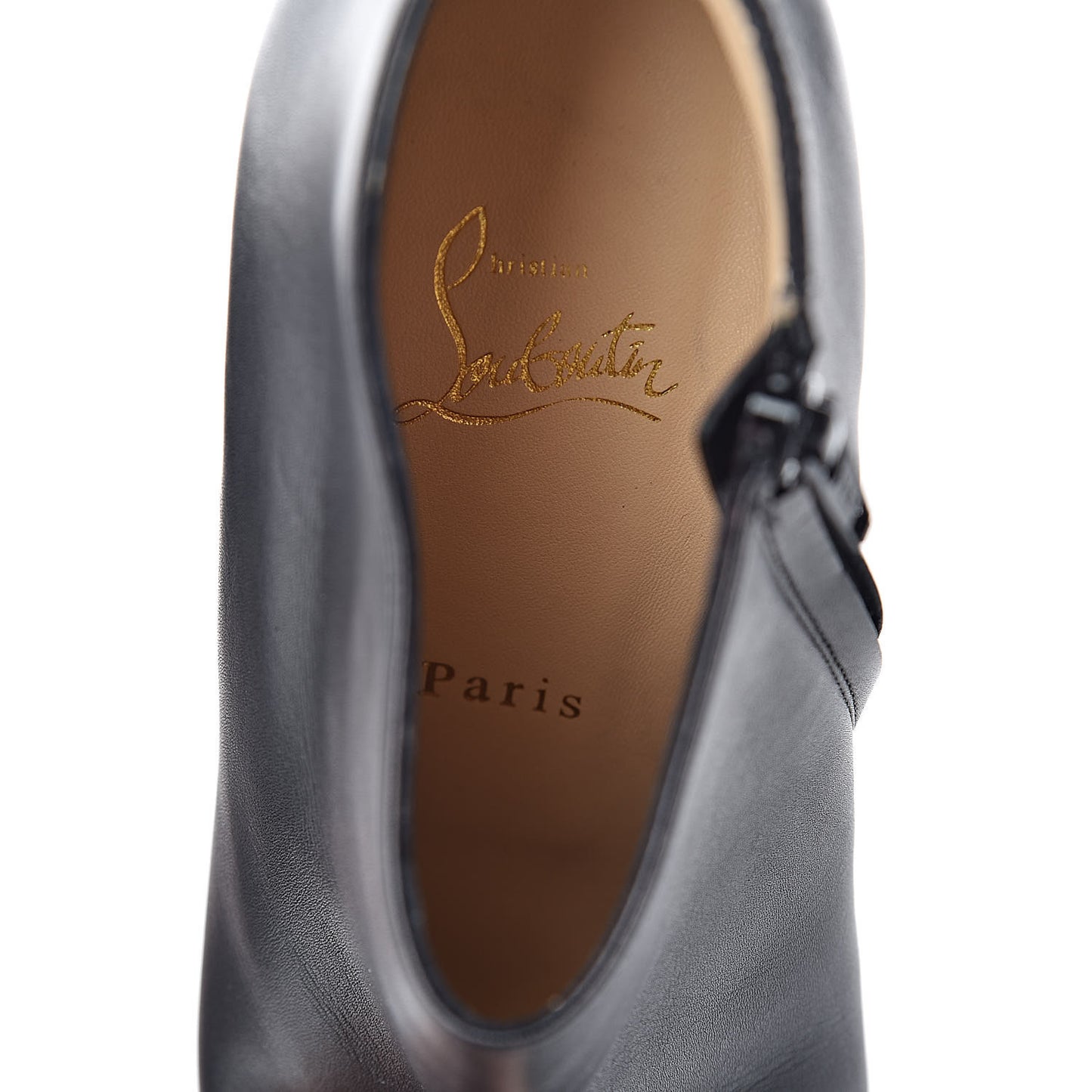 Calfskin Belle 85 Ankle Boots 39 Black