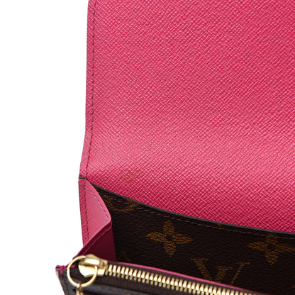 Louis Vuitton Monogram Bloom Flower Emilie Wallet 10 of 12