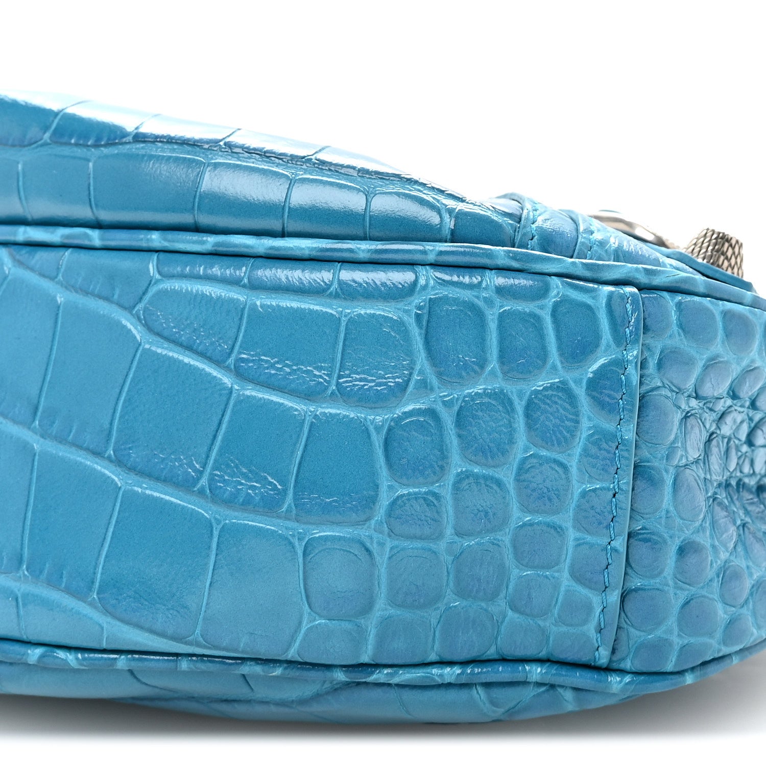 Balenciaga Agneau Arena Le Cagole Shoulder Bag XS Turquoise 10 of 10