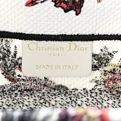 Christian Dior Canvas Jardin Botanique Embroidered Small Book Tote Multicolor 6 of 9