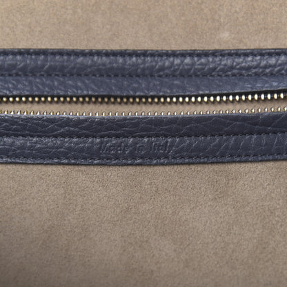 Celine Bullhide Calfskin Medium Phantom Luggage Navy Blue 6 of 10