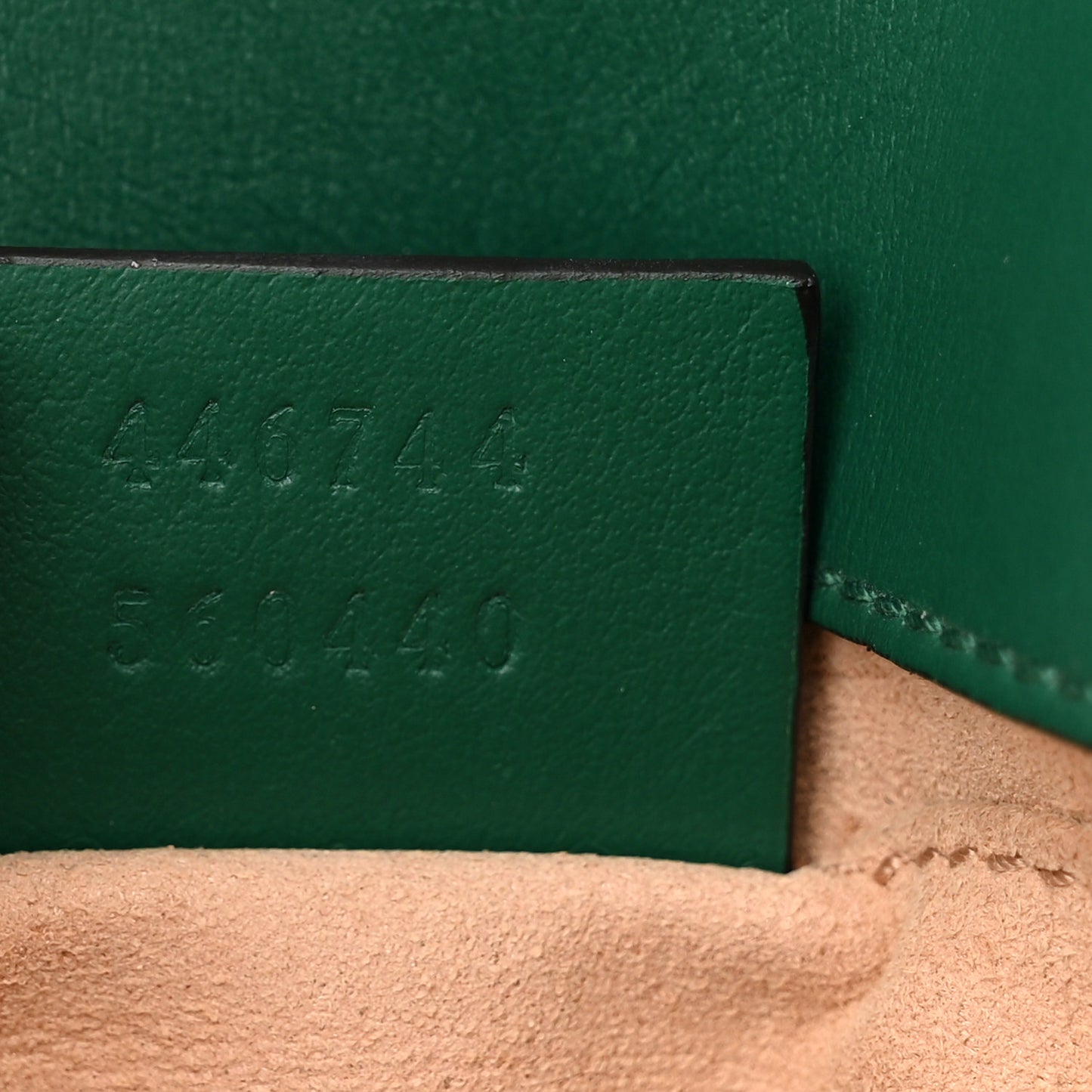 Calfskin Matelasse Mini GG Marmont Shoulder Bag Emerald Green