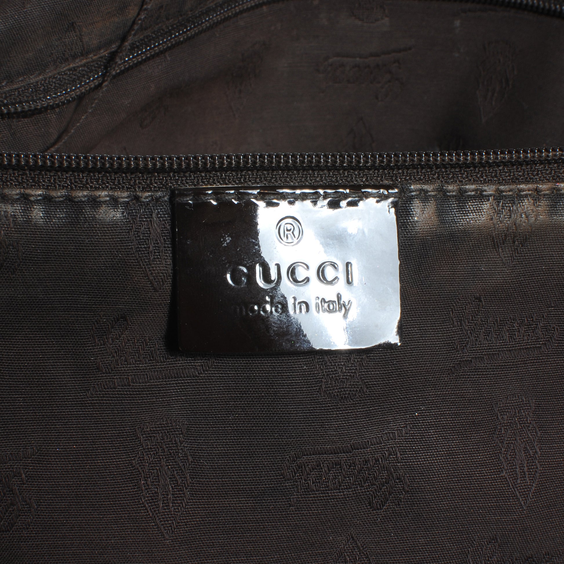 Gucci Monogram Web Large Jolie Tote Brown 9 of 12