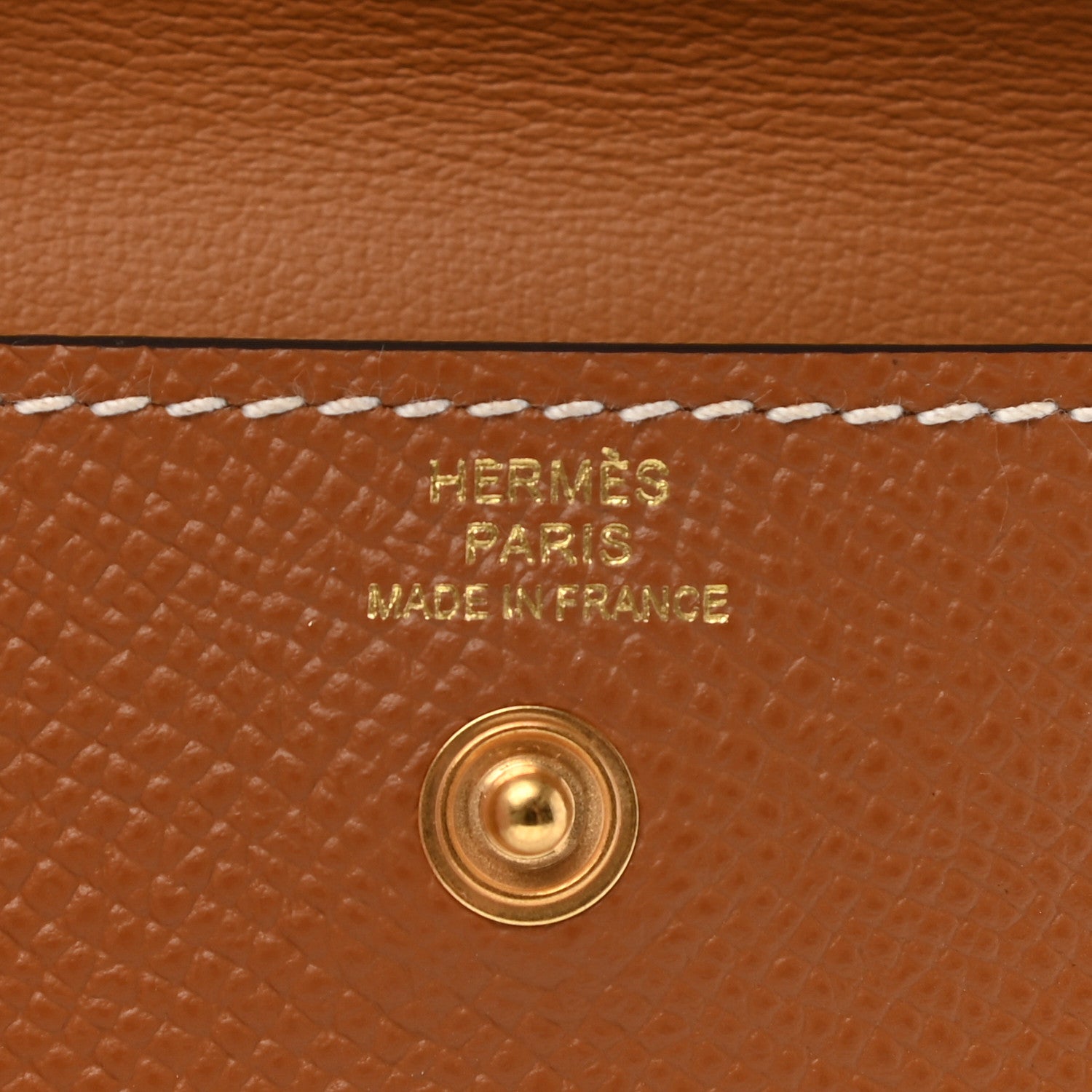 Hermes Epsom Kelly Pocket Belt Gold 4 of 8