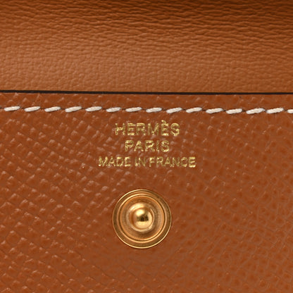 Hermes Epsom Kelly Pocket Belt Gold 4 of 8
