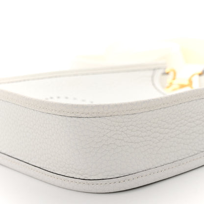 Hermes Taurillon Clemence Amazone Evelyne TPM New White 10 of 10