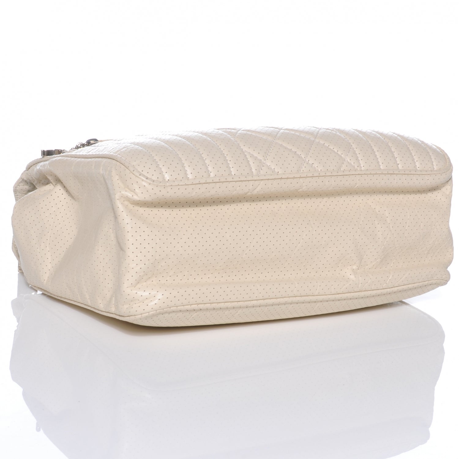 Chanel Aged Calfskin Perforated Tote 4 of 7