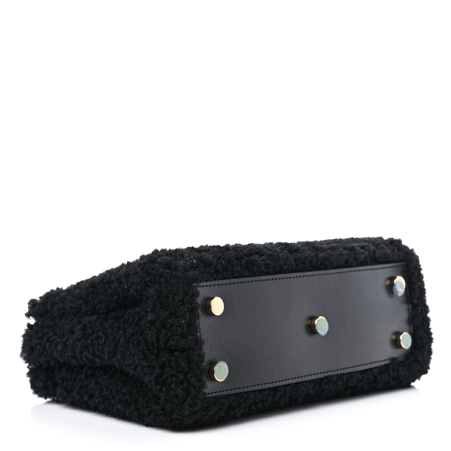 Saint Laurent Shearling Nano Sac De Jour Black 3 of 8