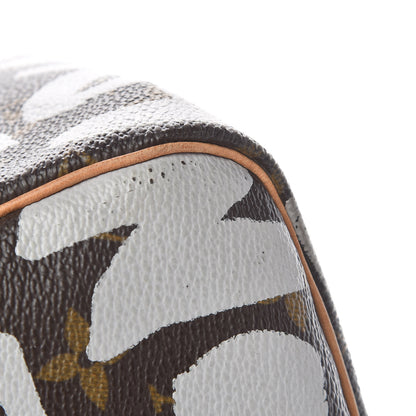 Louis Vuitton Monogram Graffiti Speedy 30 Silver 22 of 26
