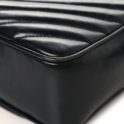 Saint Laurent Calfskin Matelasse Monogram Lou Camera Bag Black 11 of 12