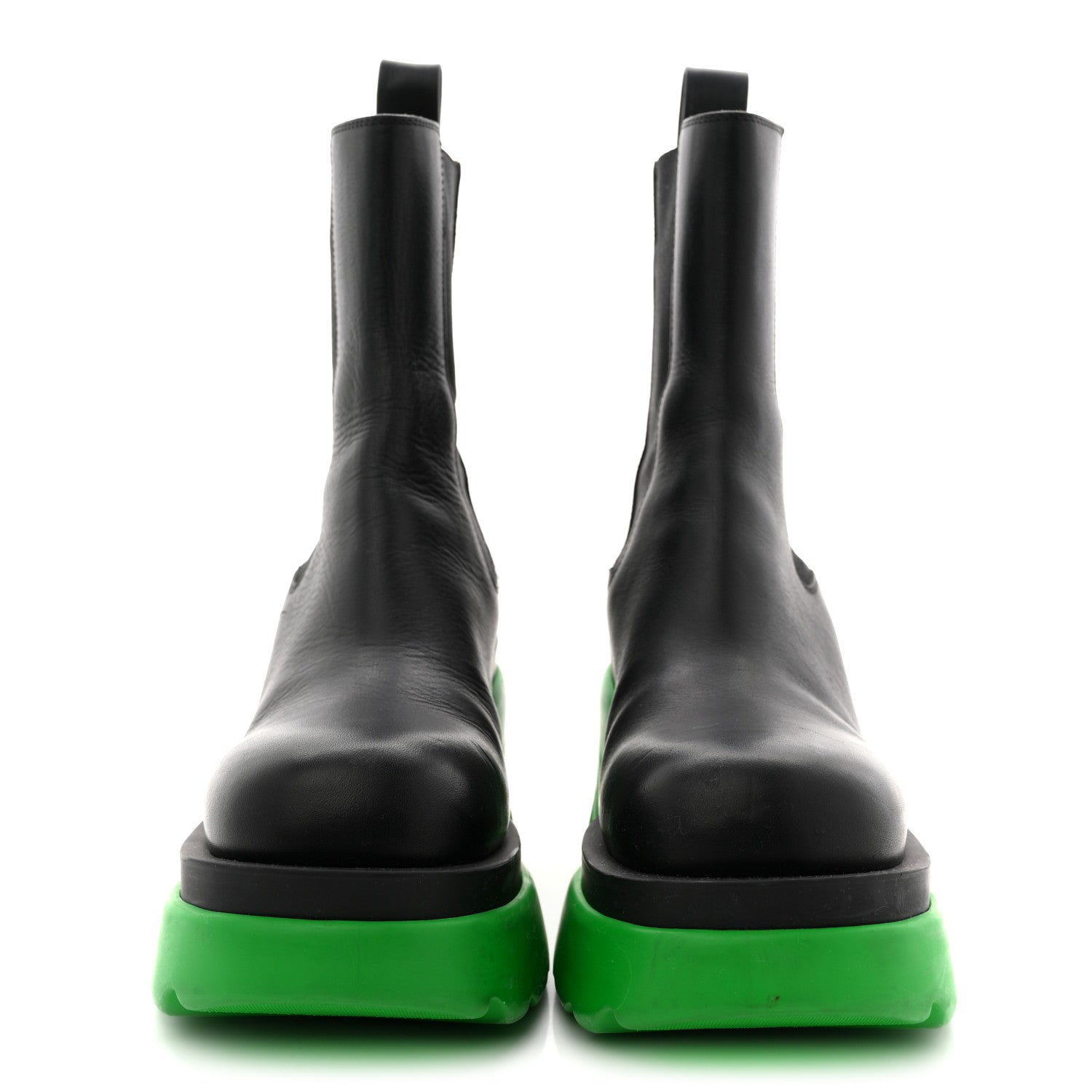 Bottega Veneta Calfskin The Flash Chelsea Boots 39 Black Grass 3 of 14