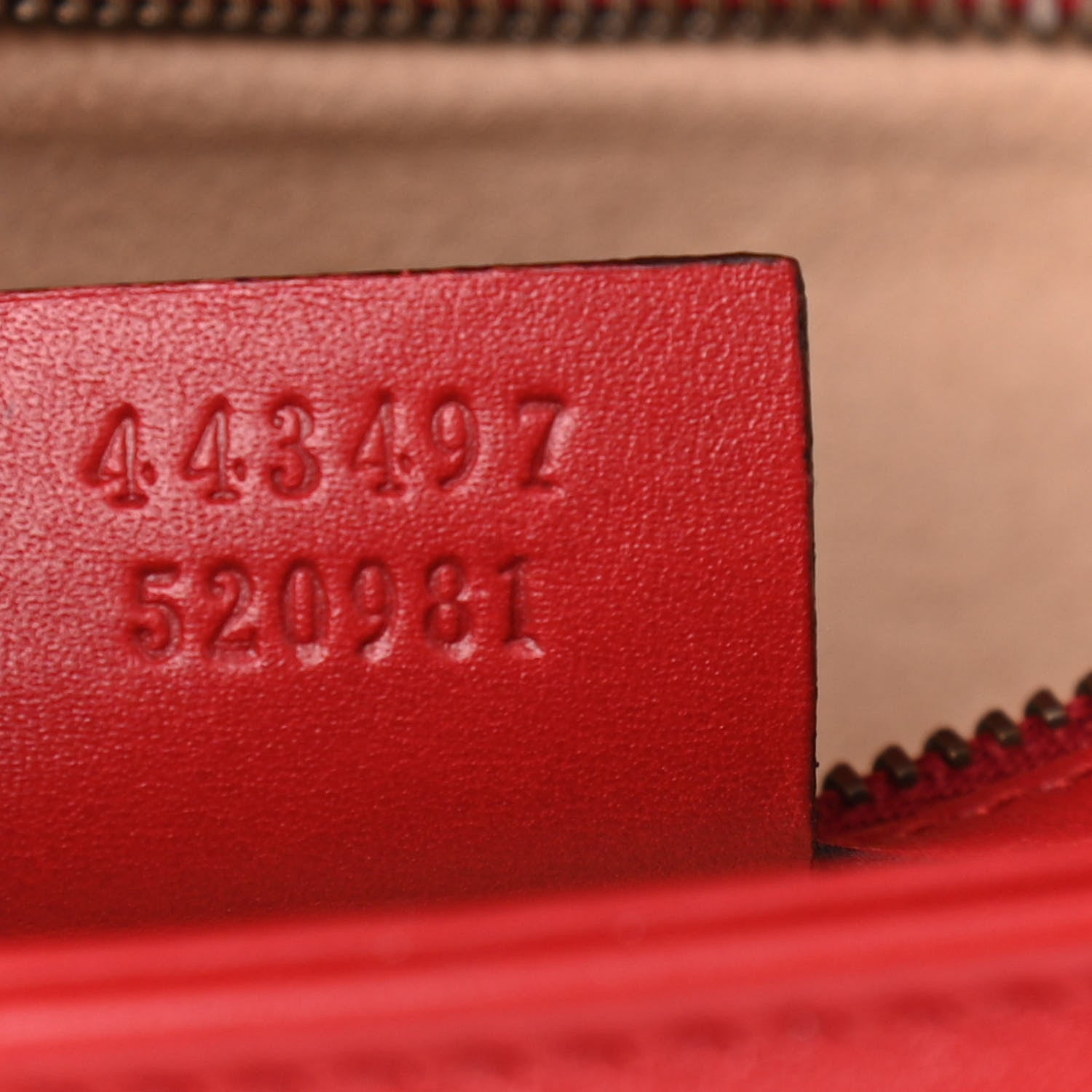Gucci Calfskin Matelasse Small GG Marmont Shoulder Bag Hibiscus Red 10 of 11