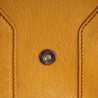 Saint Laurent Sheepskin Large Cabas ChYc Mustard 8 of 8
