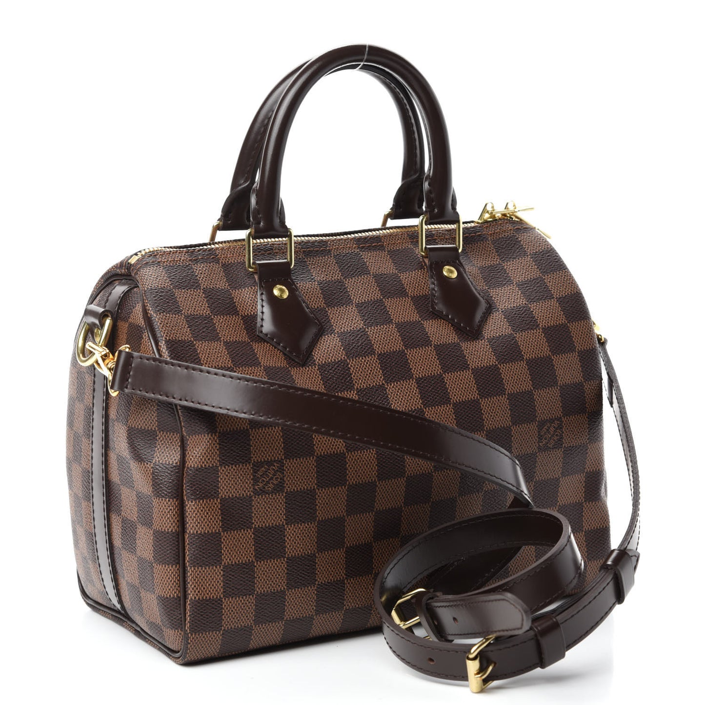 Damier Ebene Speedy Bandouliere 25