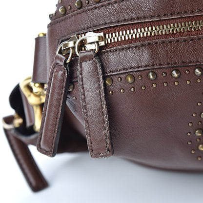 Givenchy Lambskin Studded Small Nightingale Dark Brown 17 of 17