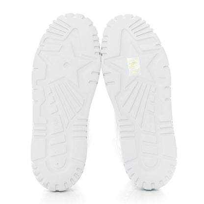 Christian Dior Nylon Fabric Womens D-Player High Top Sneakers 39.5 White Grey 5 of 9