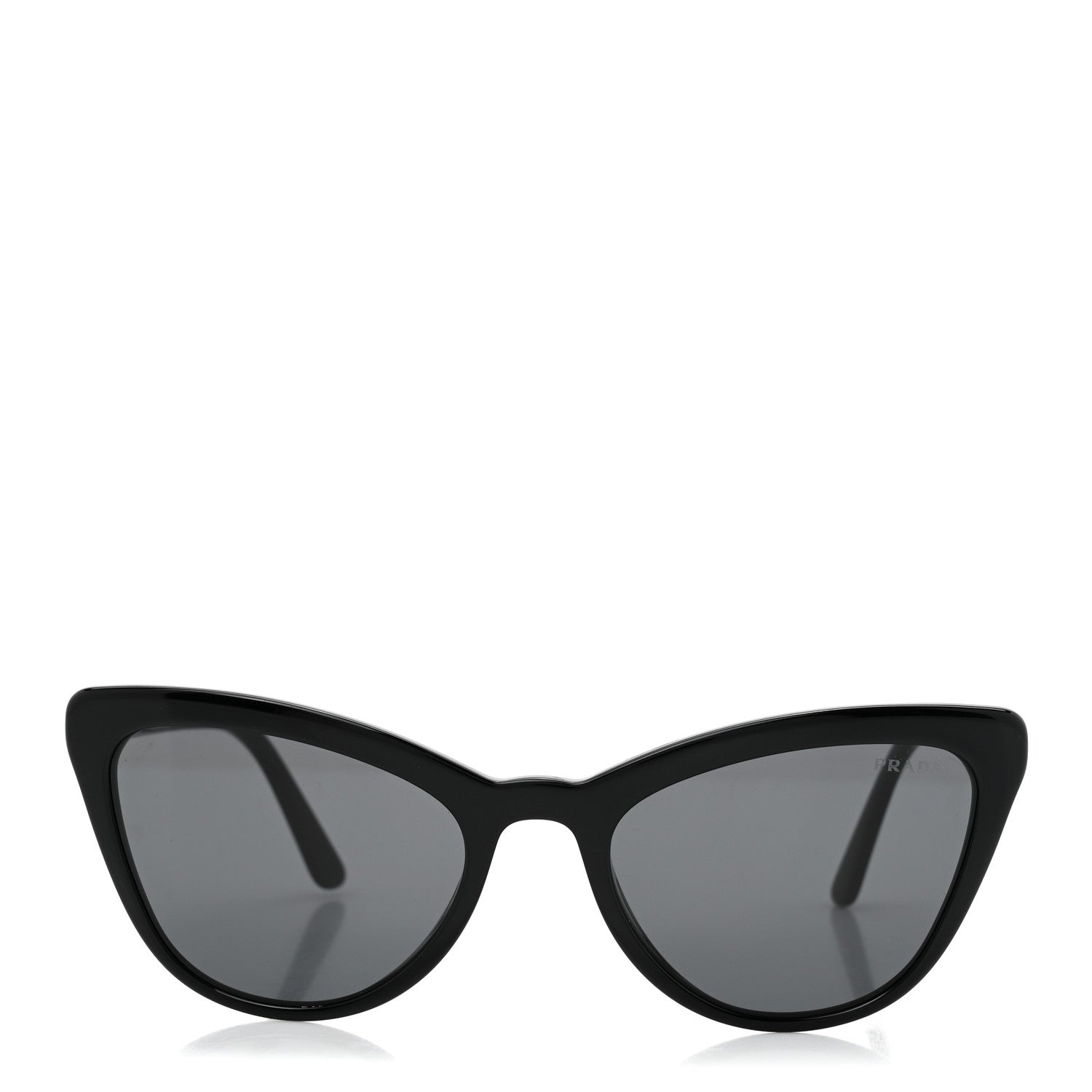 Prada Acetate Cat Eye Sunglasses SPR 01V Black 2 of 7