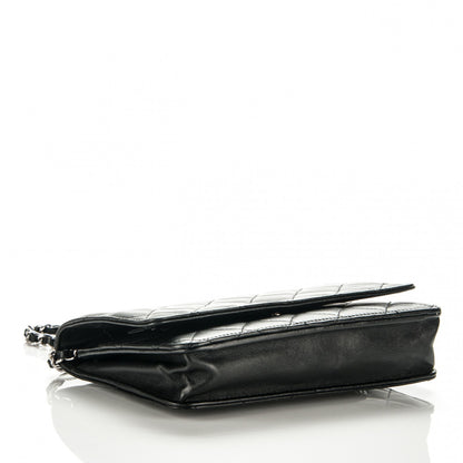 Chanel Lambskin Quilted Wallet On Chain WOC Black 4 of 8