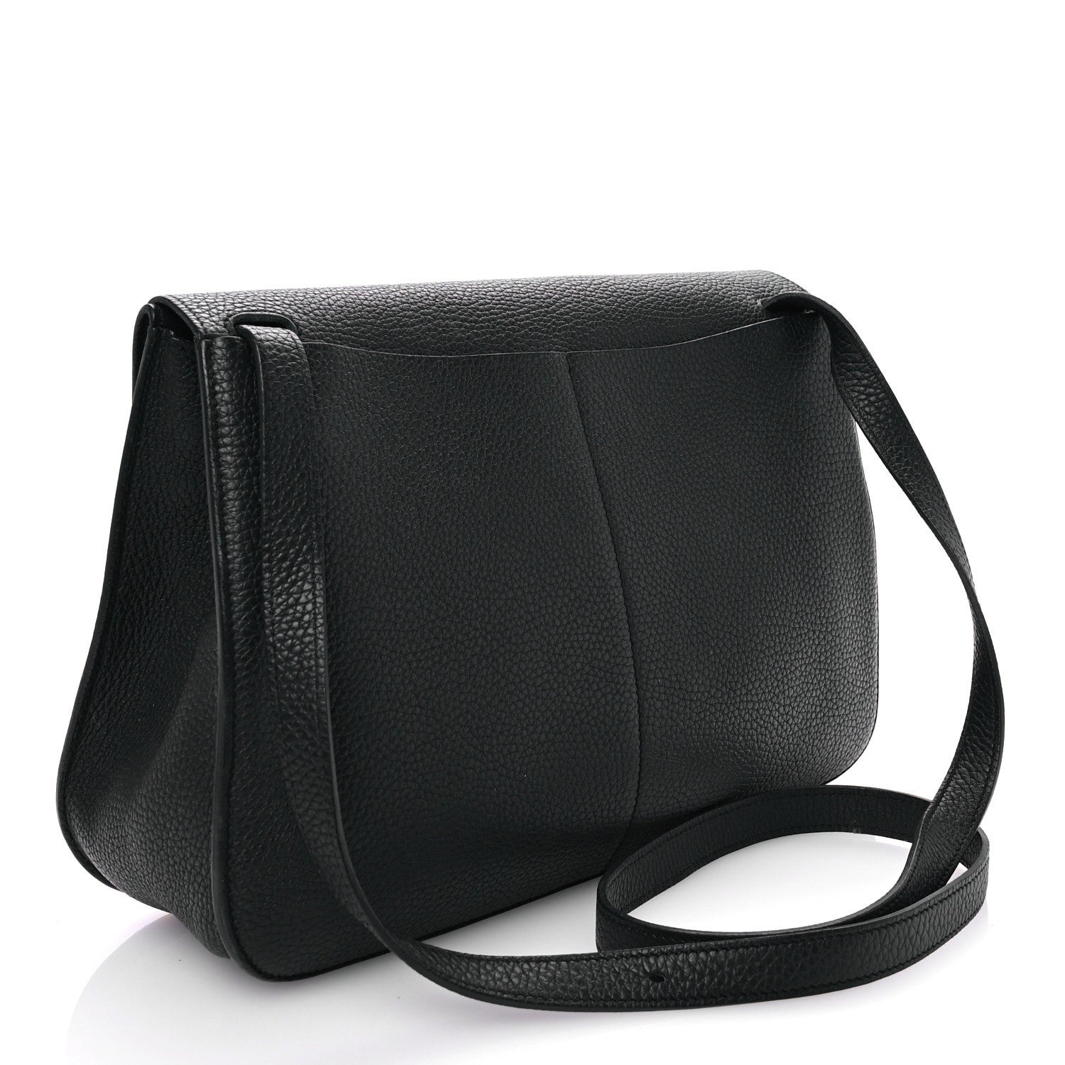 Hermes Taurillon Clemence Halzan 31 Black 3 of 10