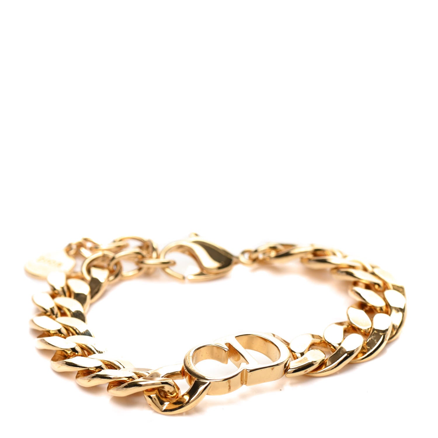Christian Dior Metal Danseuse Etoile Chain Bracelet Gold 1 of 5