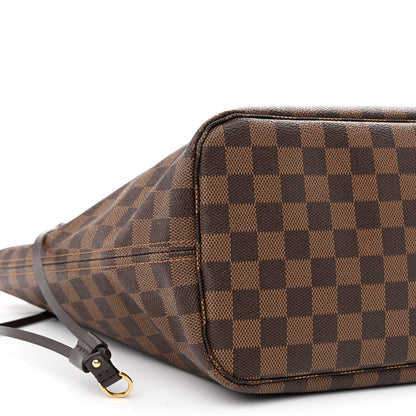 Louis Vuitton Damier Ebene Neo Neverfull MM Rose Ballerine 9 of 10