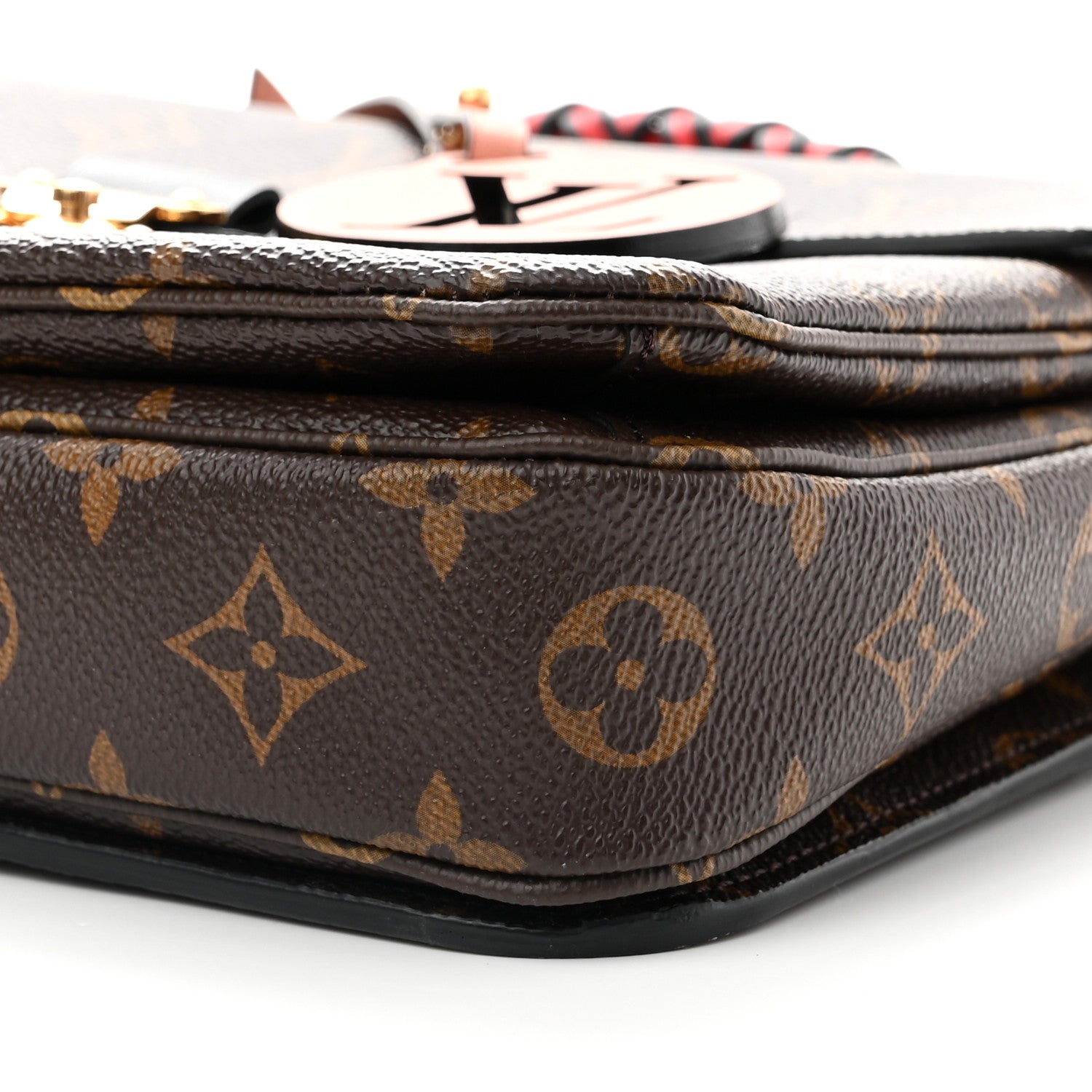 Louis Vuitton Monogram Braided Pochette Metis Coquelicot 8 of 8