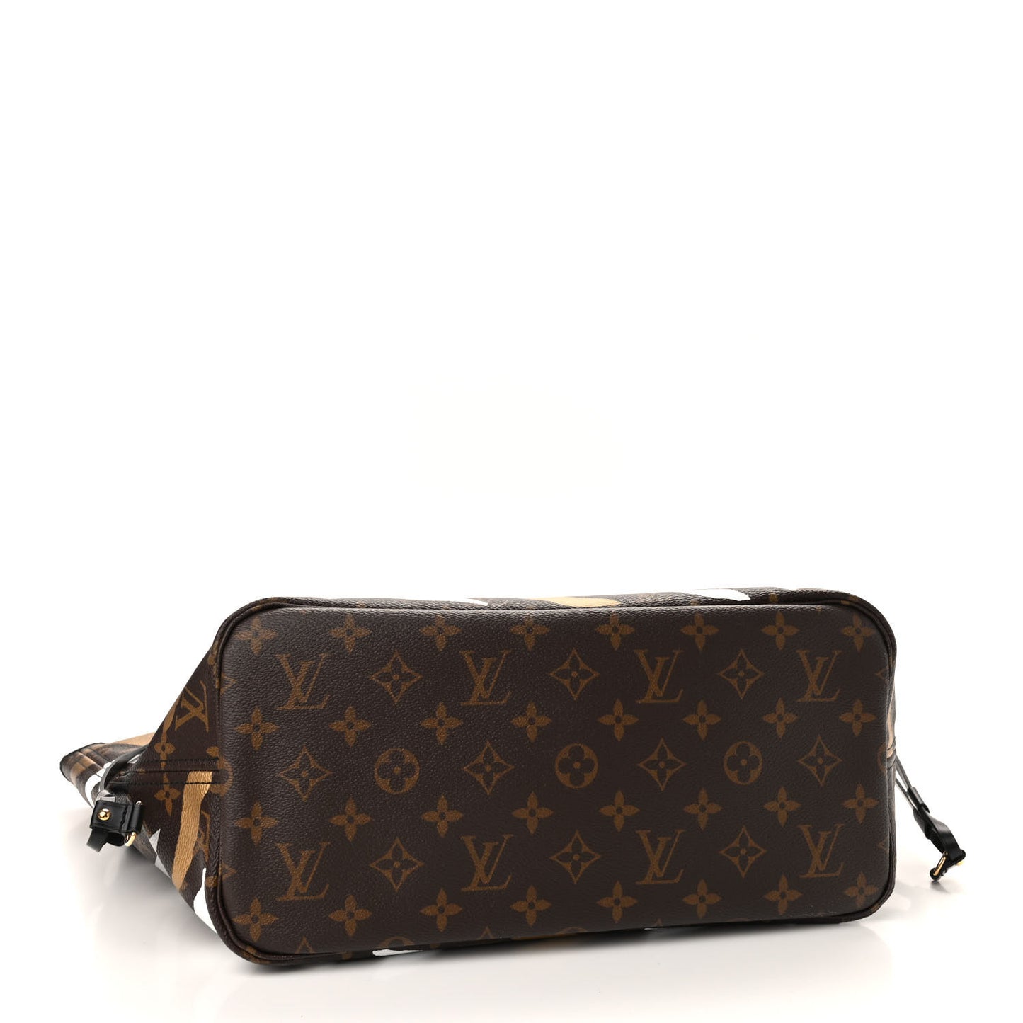 X LOL Monogram Neverfull MM Gold Silver
