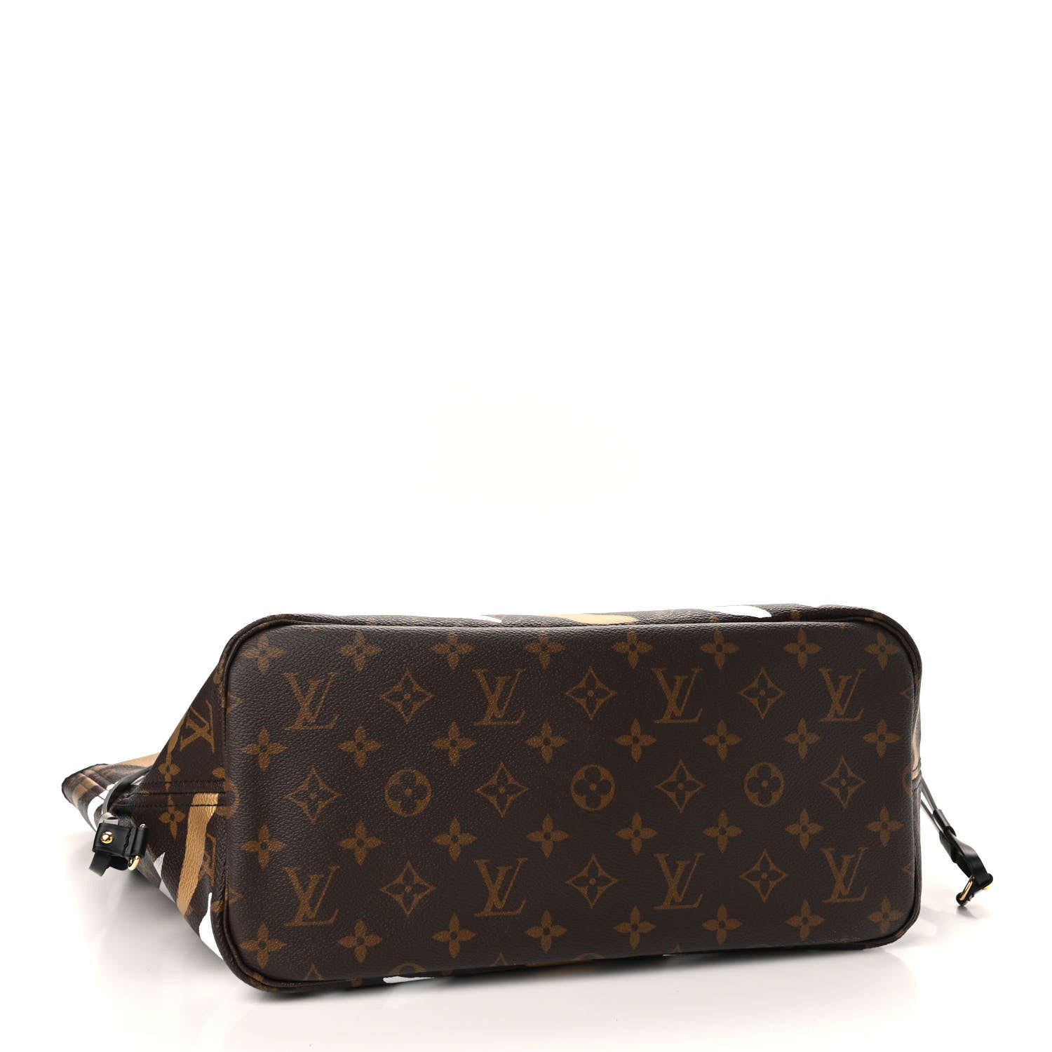 Louis Vuitton X LOL Monogram Neverfull MM Gold Silver 4 of 9
