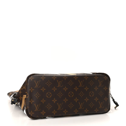 Louis Vuitton X LOL Monogram Neverfull MM Gold Silver 4 of 9