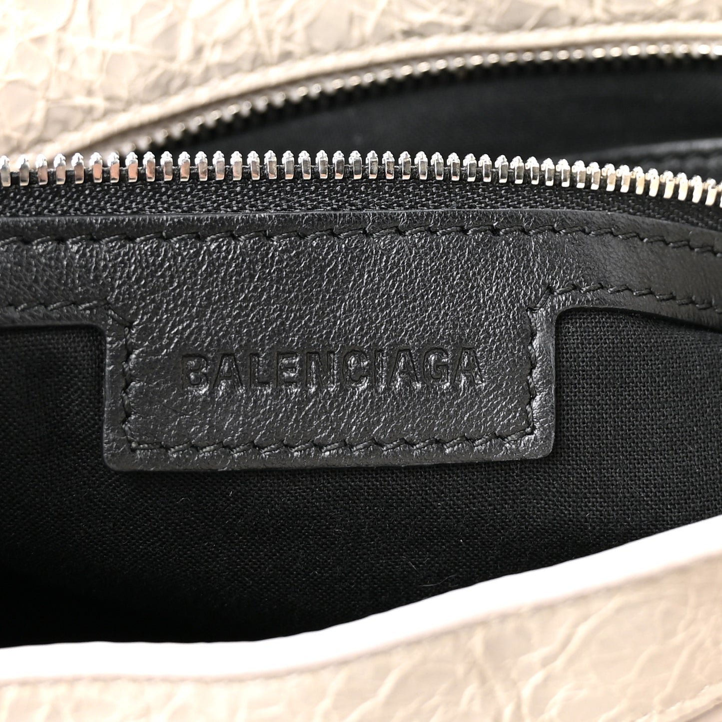Agneau Arena Neo Cagole Medium Handbag White