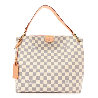 Louis Vuitton Damier Azur Graceful PM Rose Ballerine 1 of 9