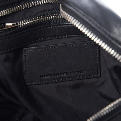 Alexander Wang Washed Lambskin Brenda Chain Shoulder Bag Black 6 of 8